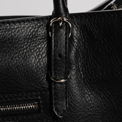 Balenciaga Calfskin Papier Mini A4 Tote Black 8 of 11