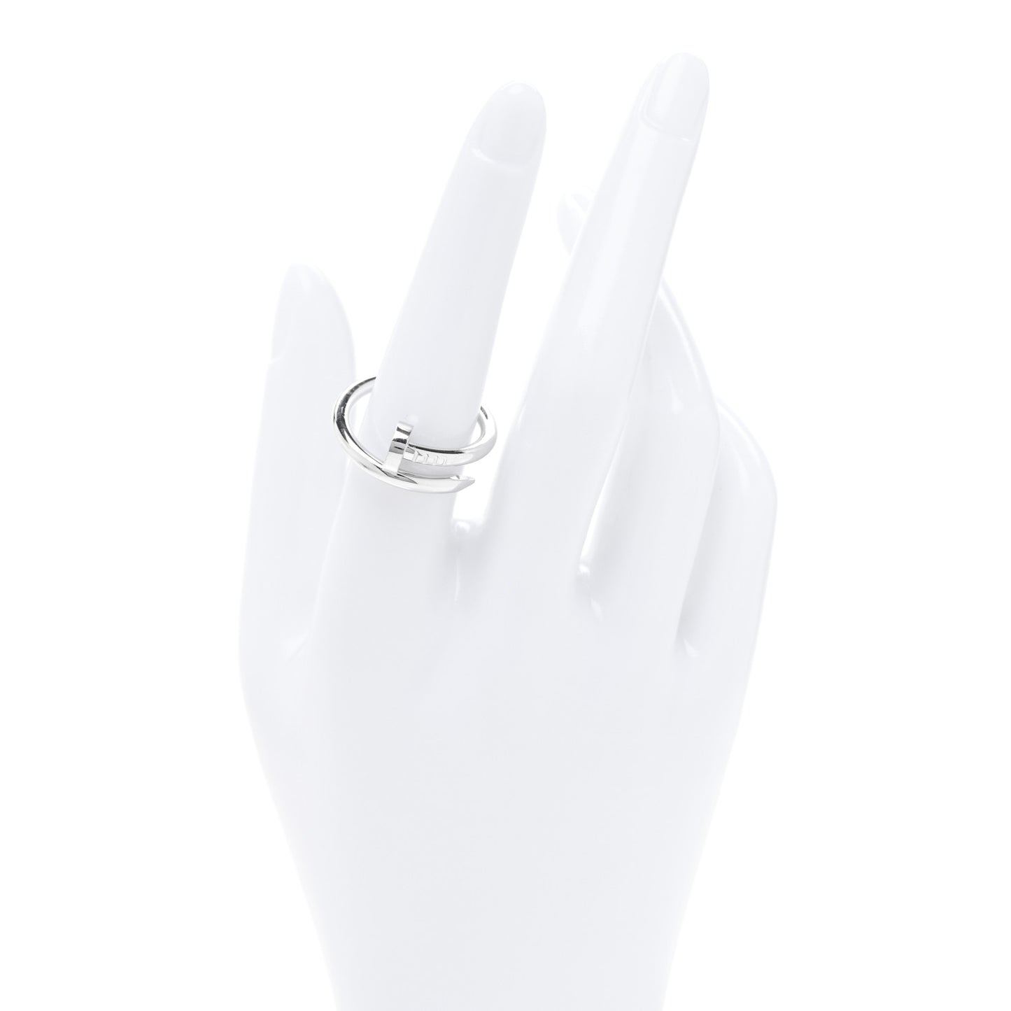18K White Gold Juste Un Clou Ring 57 8