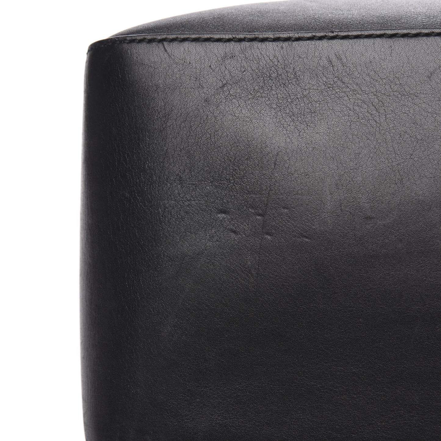 Apollo Calfskin GG Dadini Embroidered Large Hobo Black