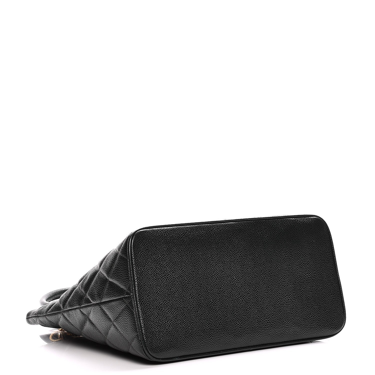 Chanel Caviar Quilted Medallion Tote Dark Green 4 of 8