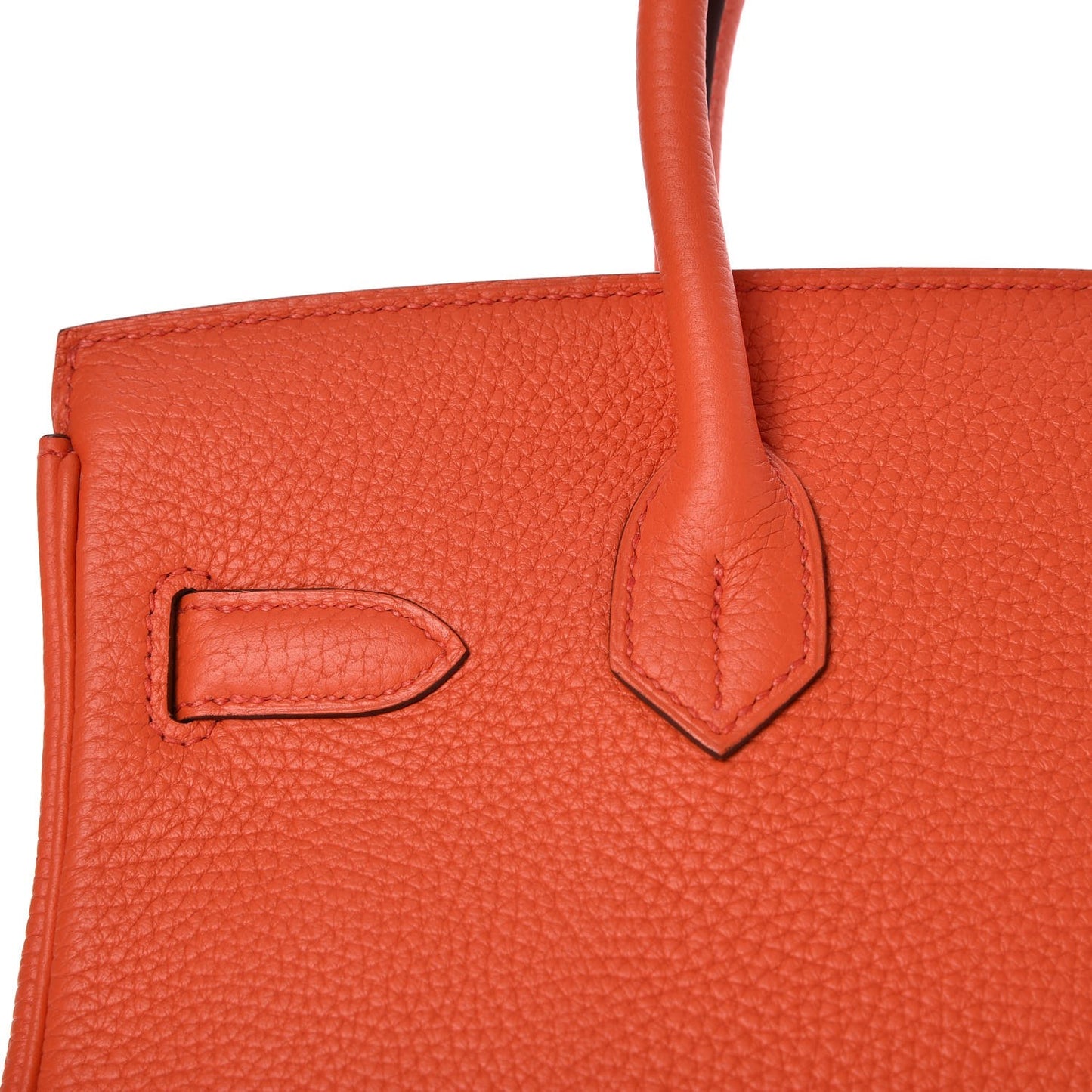 Togo Birkin 30 Orange Poppy