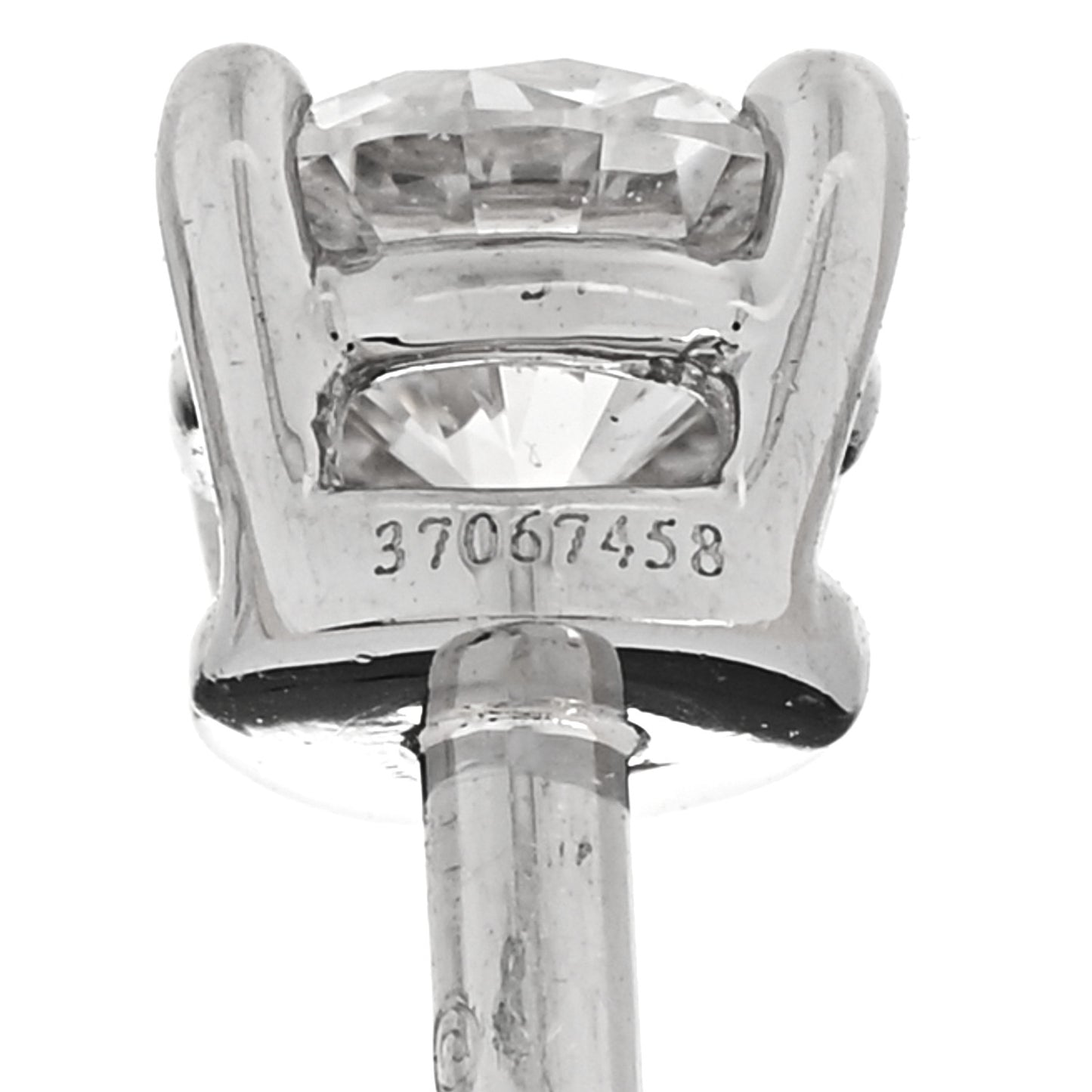 Platinum Diamond .36ctw Solitaire Earrings