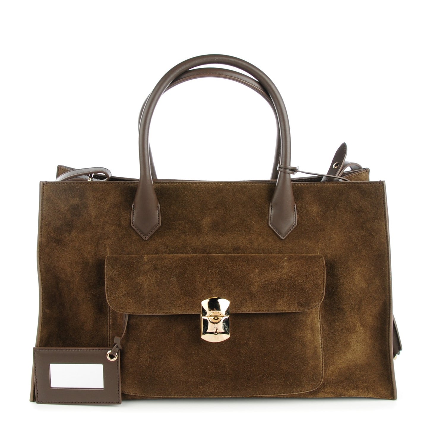 Suede Padlock Work S Vert Kaki