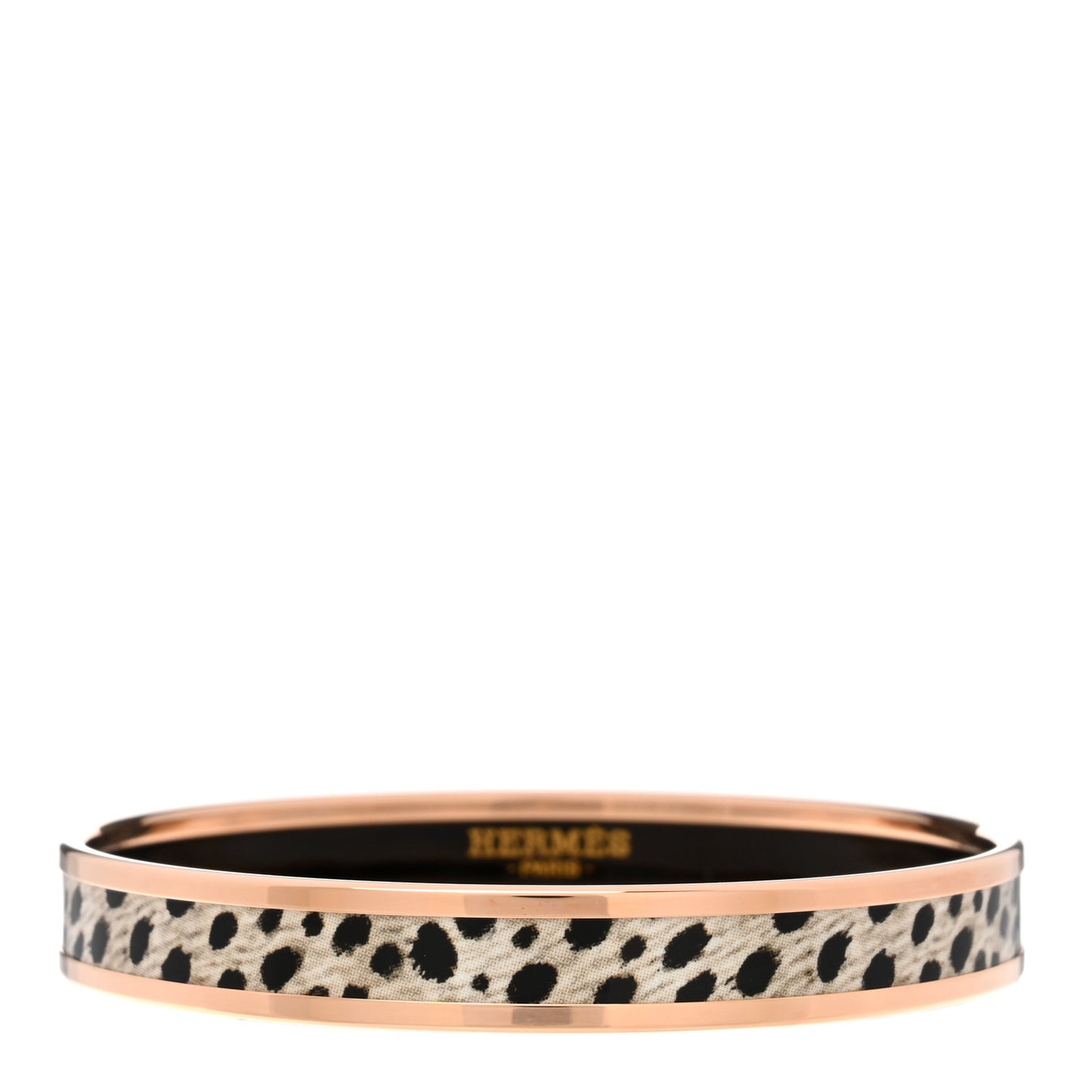 Enamel Printed Narrow Acinonyx Jubatus Bracelet 70 Sable