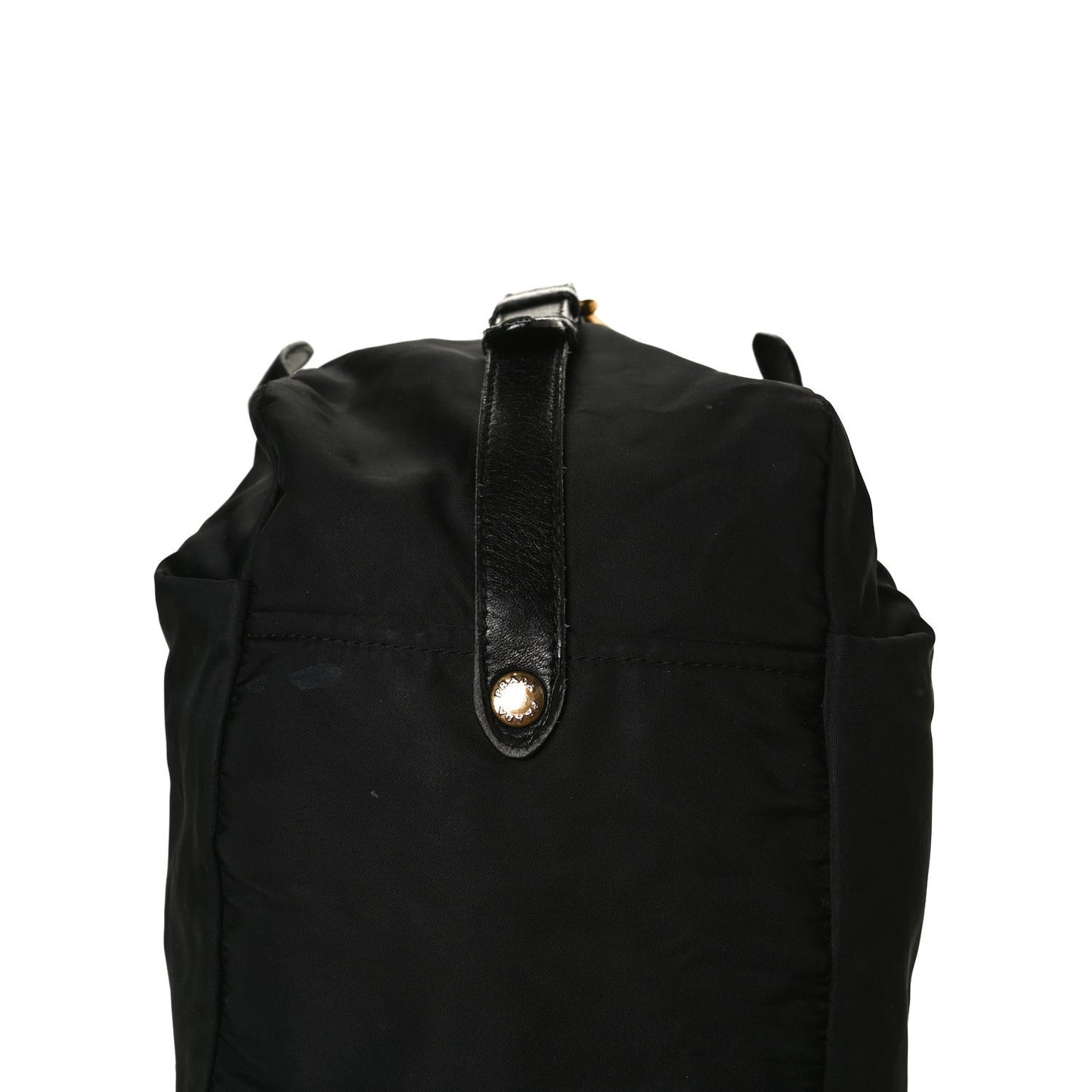 Tessuto Nylon Jacquard Logo Aviator Satchel Black