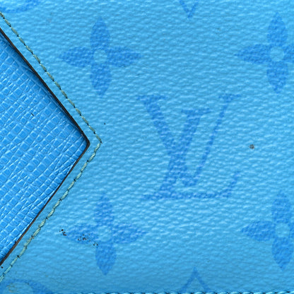Louis Vuitton Taigarama Coin Card Holder Blue Lagoon 7 of 11