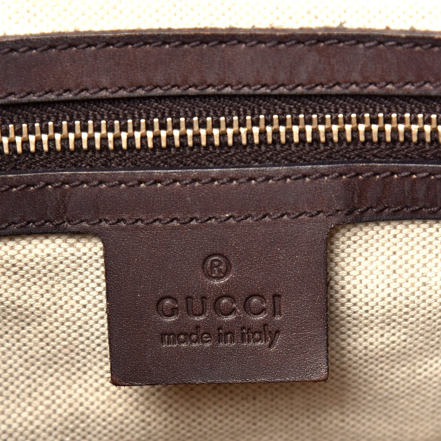 Gucci Monogram Vintage Web Medium Boston Dark Brown 7 of 10