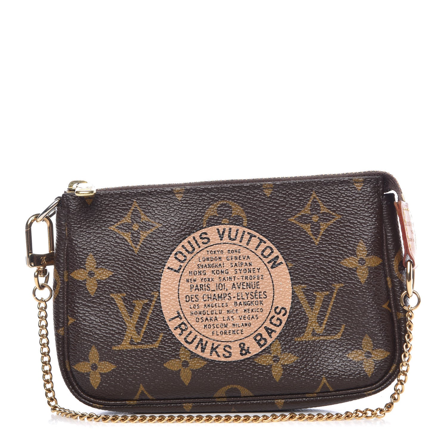 Louis Vuitton Monogram Complice Trunks and Bags Mini Pochette Accessories Beige 1 of 8