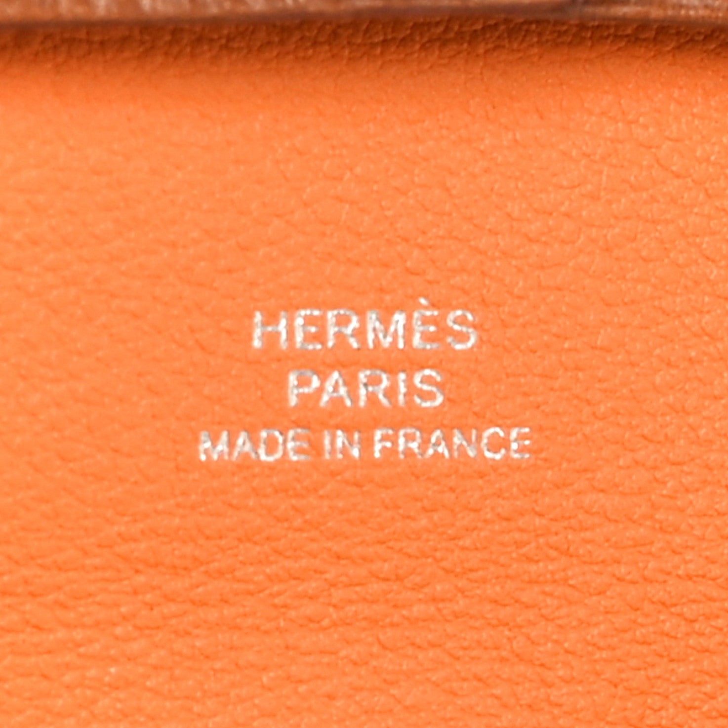 Hermes Barenia Faubourg Bastia Verso Coin Purse Fauve Abricot 6 of 9