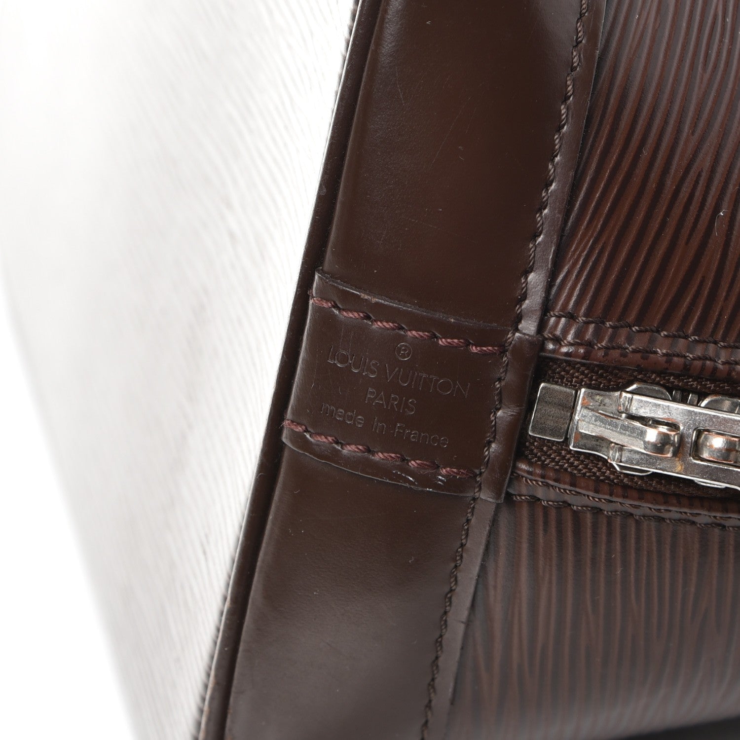 Louis Vuitton Epi Alma PM Moka 6 of 16
