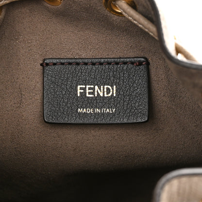 Fendi Vitello Cruise F is Fendi Mini Mon Tresor Bucket Bag Tortora 6 of 10