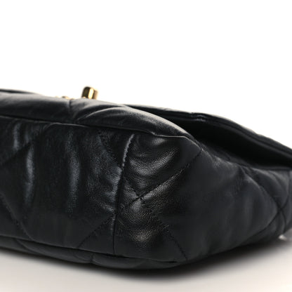Chanel Shiny Goatskin Quilted Medium Chanel 19 Flap Black 9 of 9
