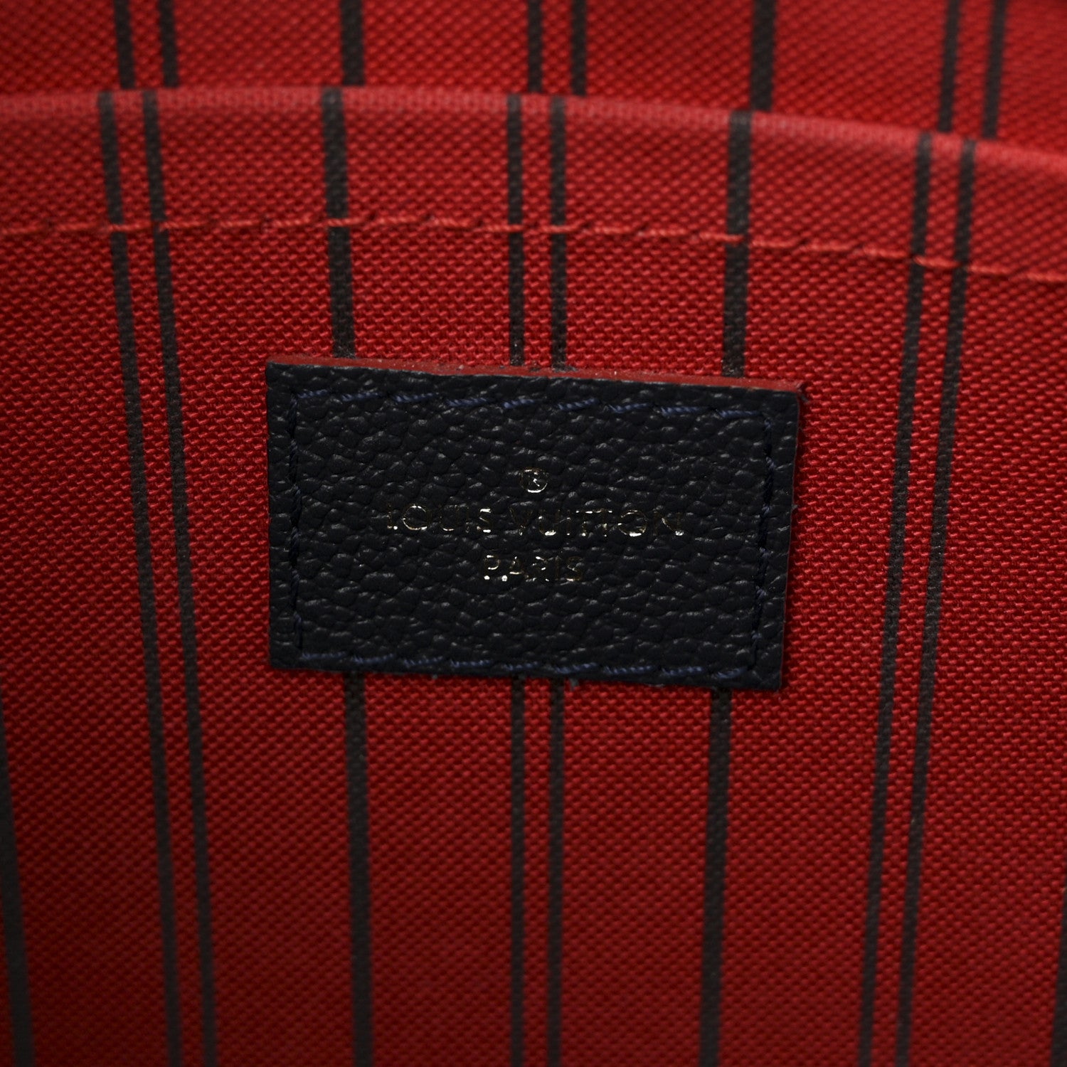 Louis Vuitton Empreinte Montaigne MM Marine Rouge 6 of 9