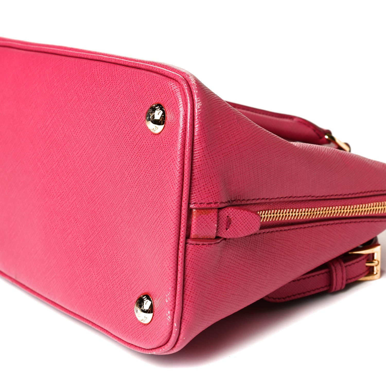 Prada Saffiano Lux Medium Promenade Tote Peonia 10 of 14