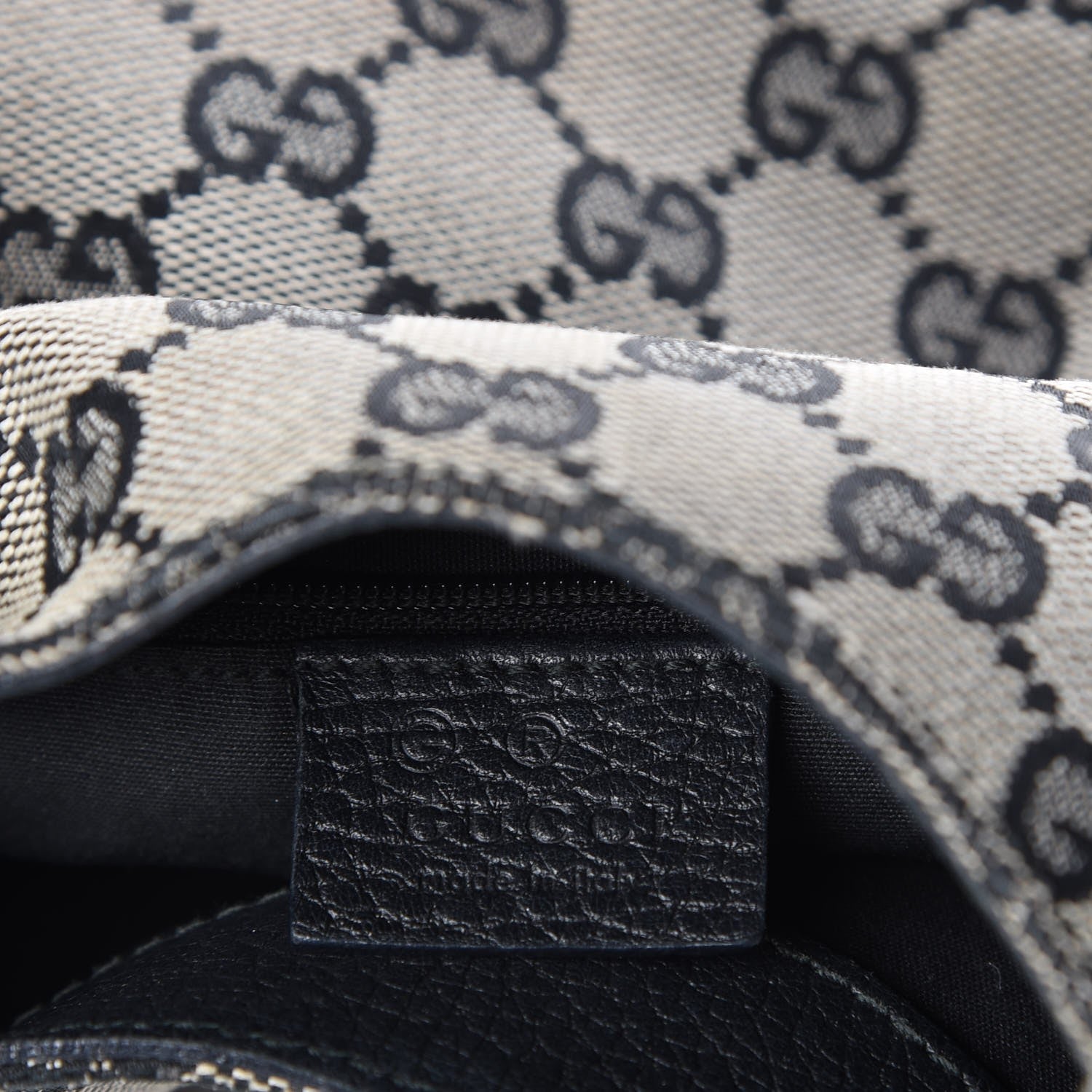 Gucci Monogram Hobo Navy 6 of 11