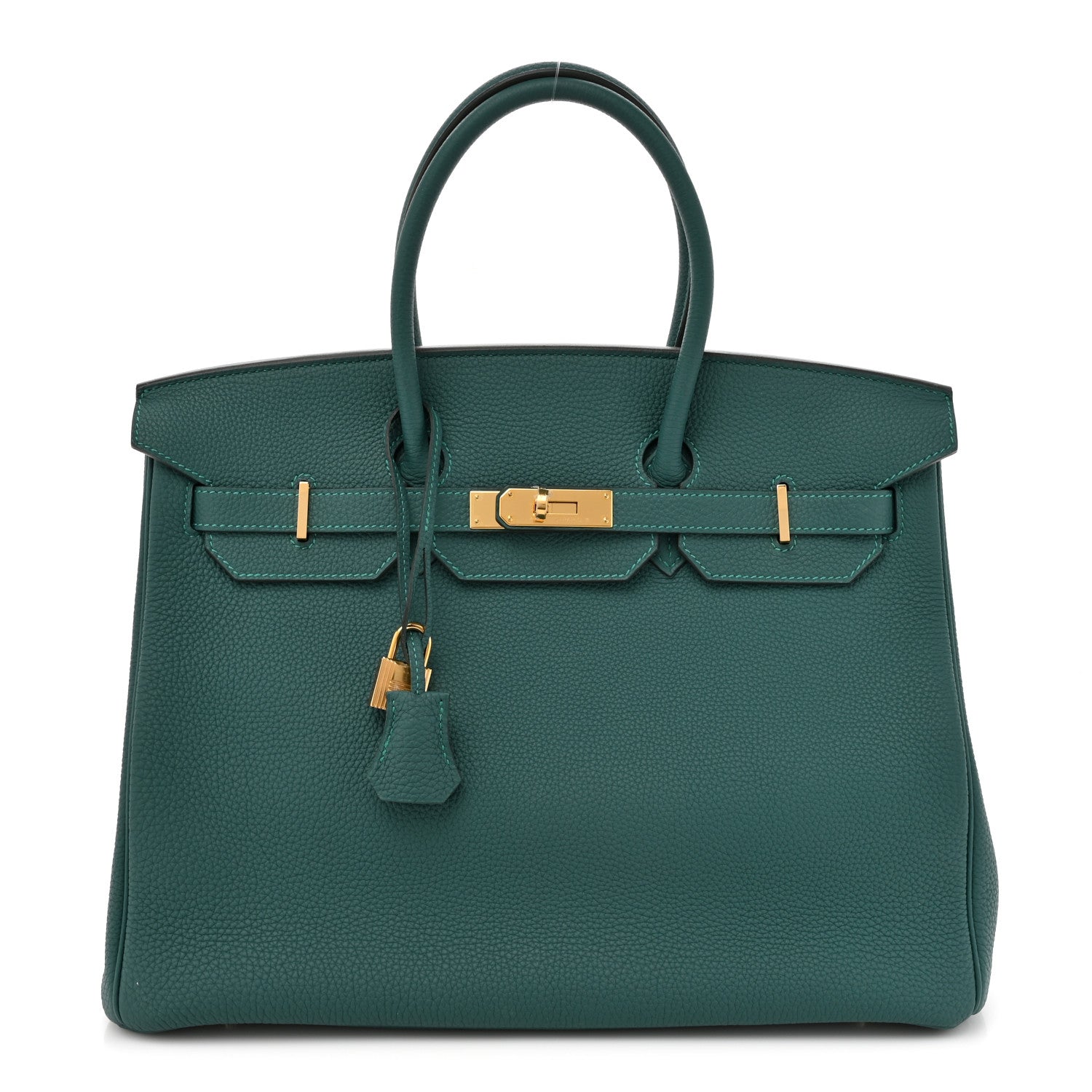 Hermes Togo Birkin 35 Malachite 1 of 16