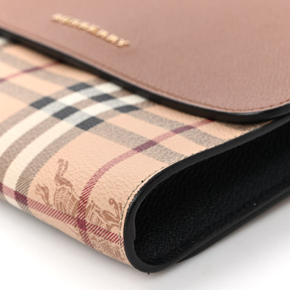 Burberry Haymarket Check Small Loxley Crossbody Bright Toffee 8 of 8