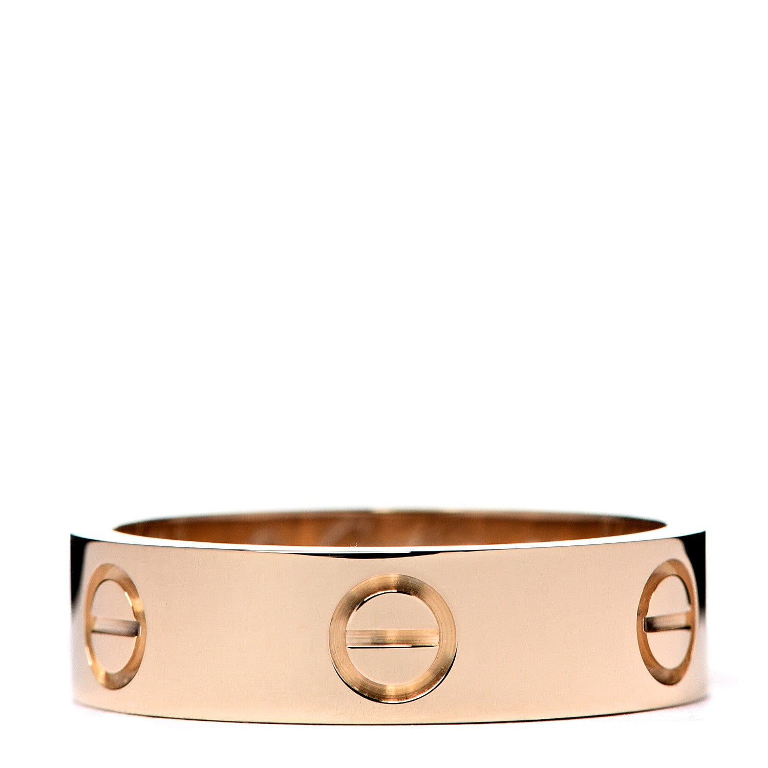 Cartier 18K Yellow Gold 5.5mm LOVE Ring 56 7.5 1 of 3