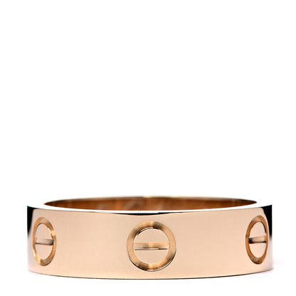 Cartier 18K Yellow Gold 5.5mm LOVE Ring 56 7.5 1 of 3