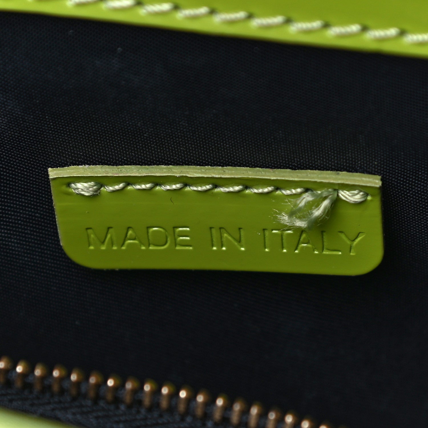 Burberry Patent Small Leigh Crossbody Bag Lemon Green 7 of 17