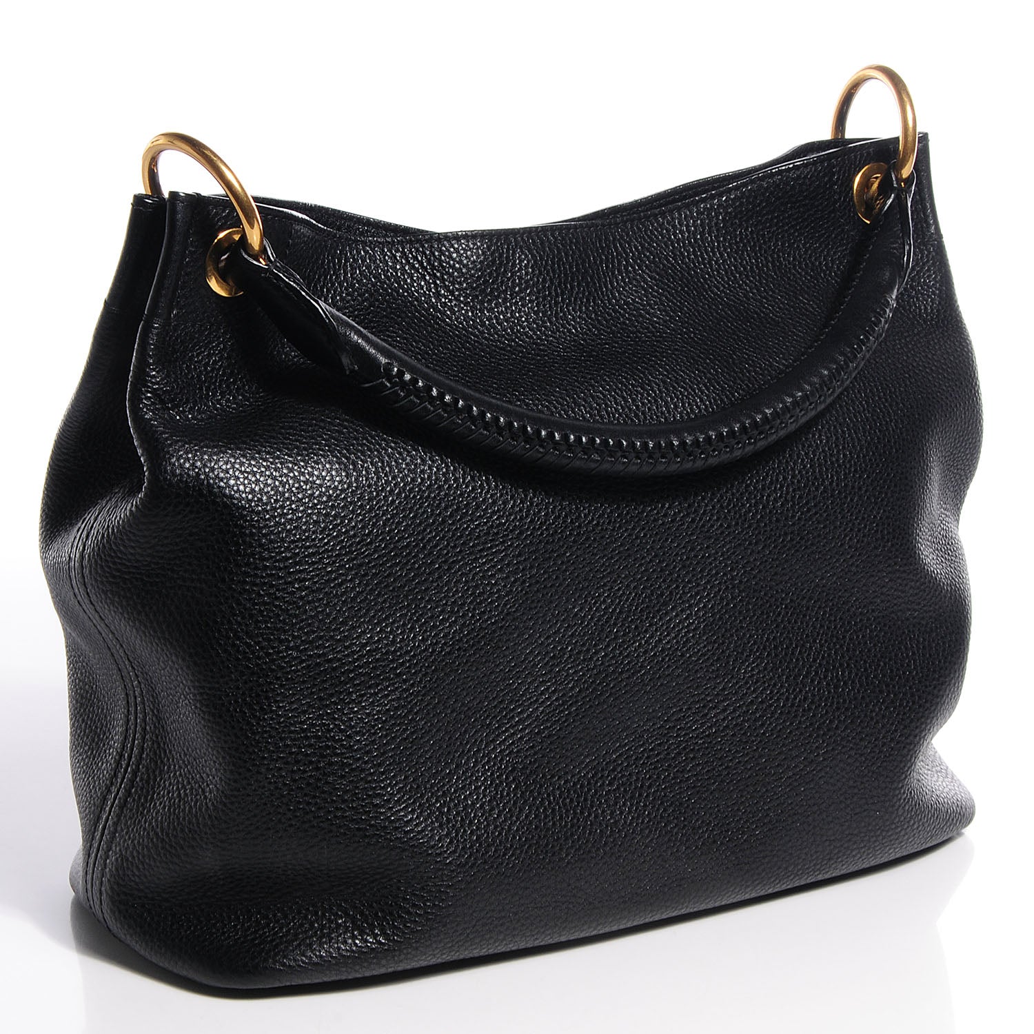 Prada Vitello Daino Hobo Nero Black 3 of 11