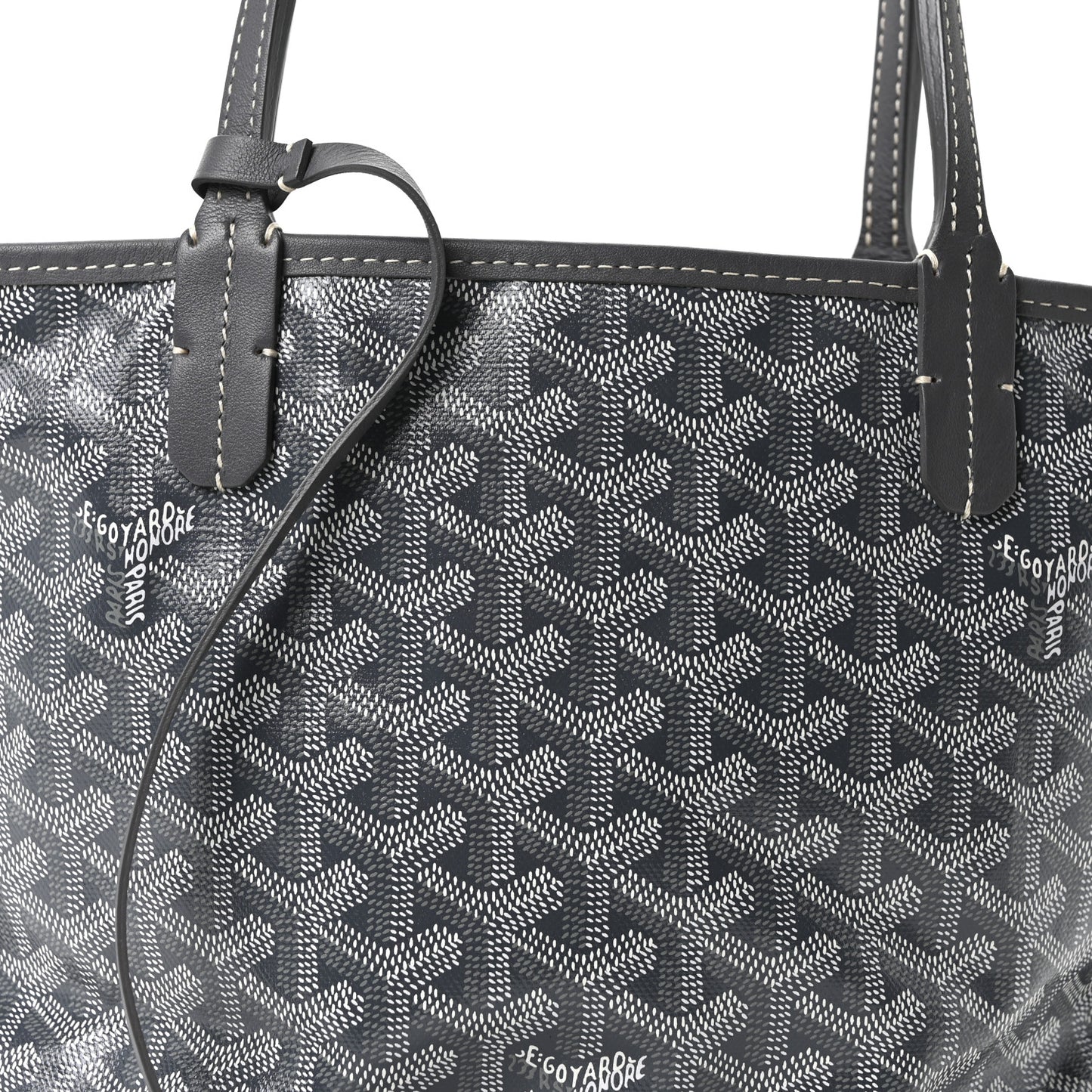 Goyardine Reversible Mini Anjou Grey