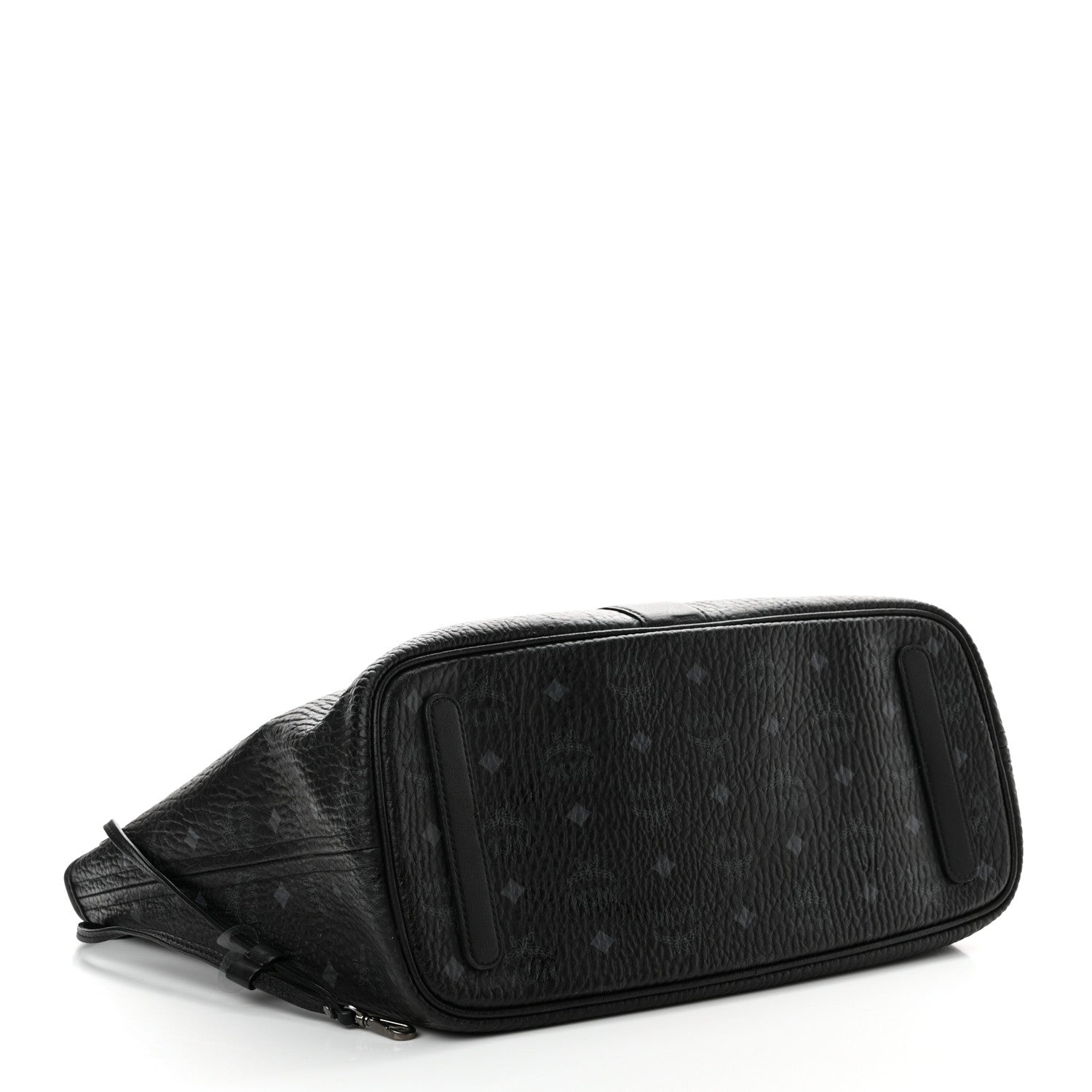 MCM Visetos Medium Liz Reversible Shopper Tote Black 8 of 29