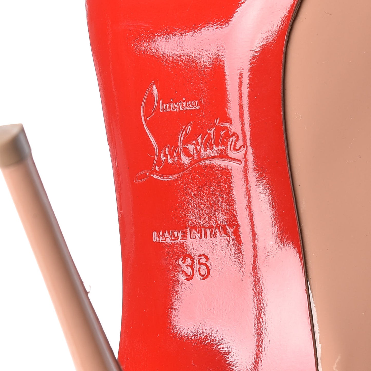 Patent Ron Ron 100 Pumps 36 Nude