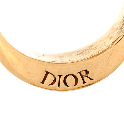 Christian Dior Pearl Petit CD Earrings Gold 4 of 5