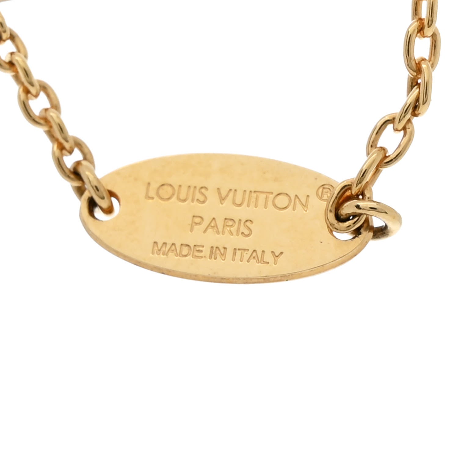 Louis Vuitton Pearl LV Floragram Bracelet Gold 4 of 5
