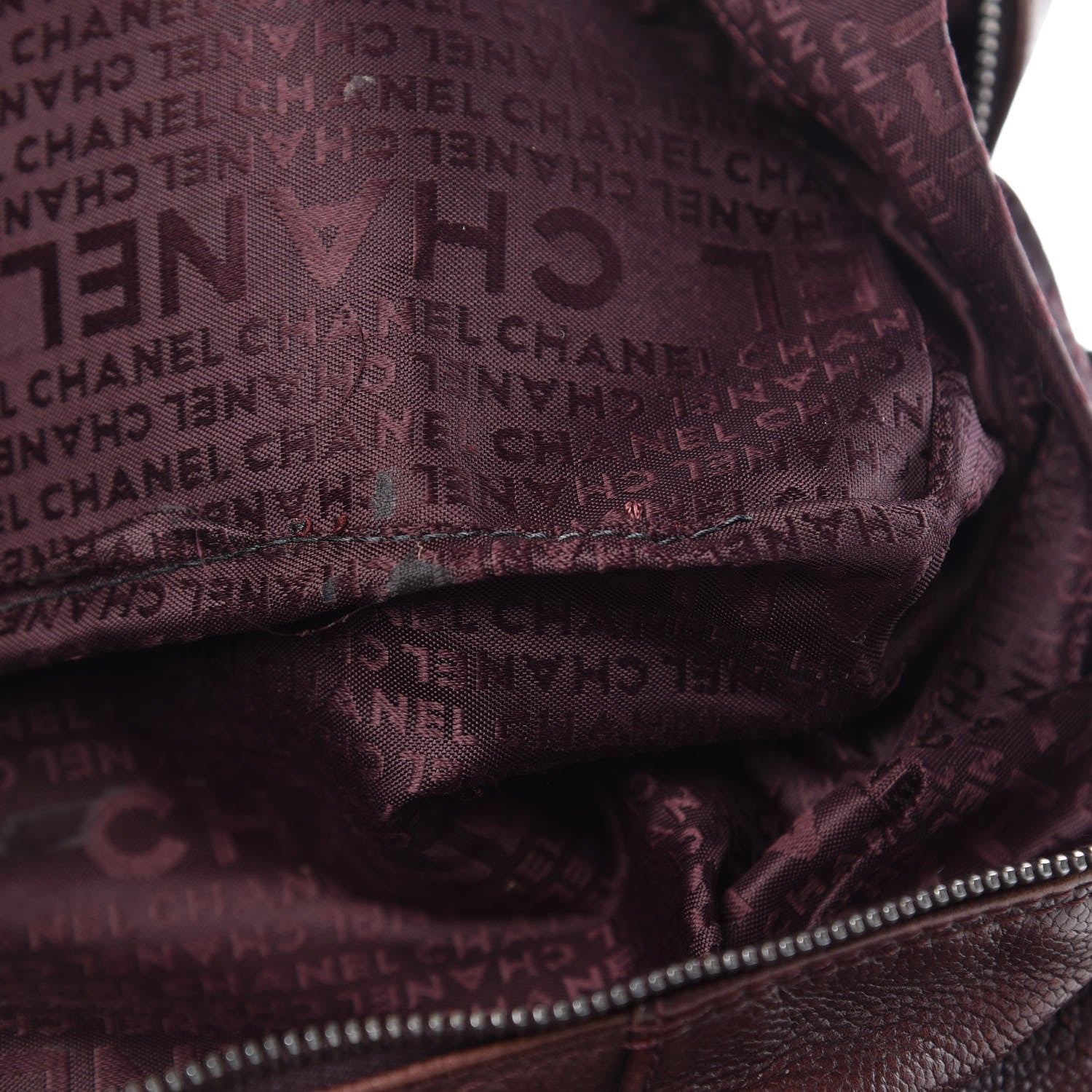 Chanel Caviar Chocolate Bar Quilted Shoulder Bag Brown 23 of 25