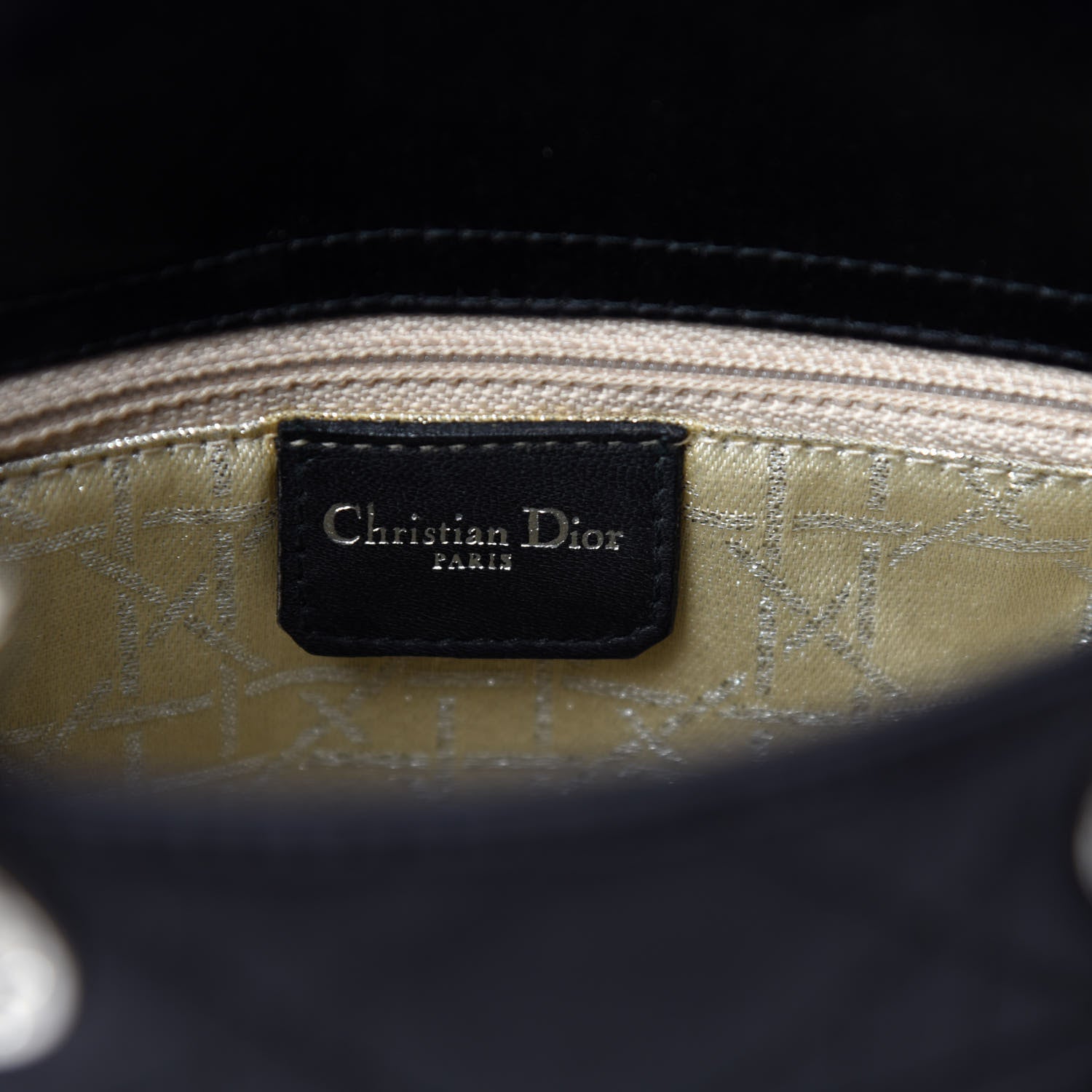 Christian Dior Satin Swarovski Crystal Cannage Mini Lady Dior Black 8 of 10