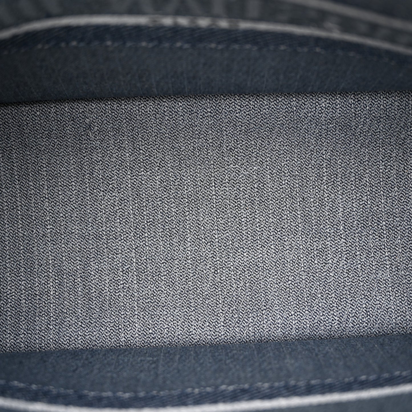 Denim Flowers Embroidered Medium Book Tote Blue