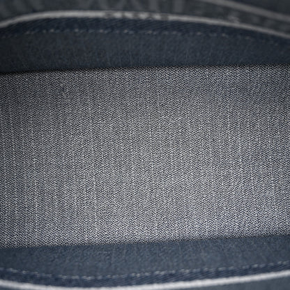 Christian Dior Denim Flowers Embroidered Medium Book Tote Blue 5 of 13