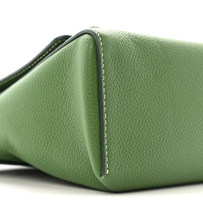 Burberry Grainy Calfskin Vintage Check Note Crossbody Bag Ivy Green 9 of 13