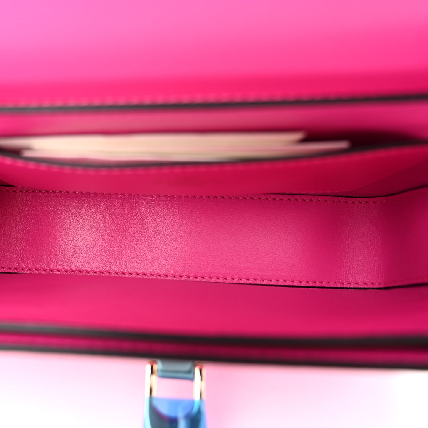 Smooth Calfskin Enamel Tonal Small Rockstud23 Shoulder Bag Pink PP