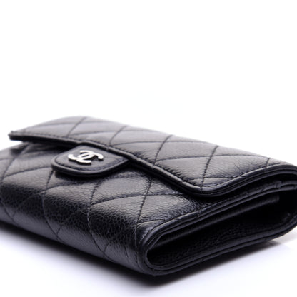 Chanel Caviar Quilted Small Flap Wallet Black 7 of 12