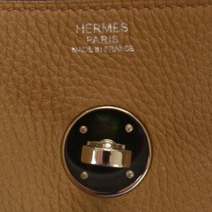 Hermes Taurillon Clemence Lindy 34 Biscuit 7 of 8