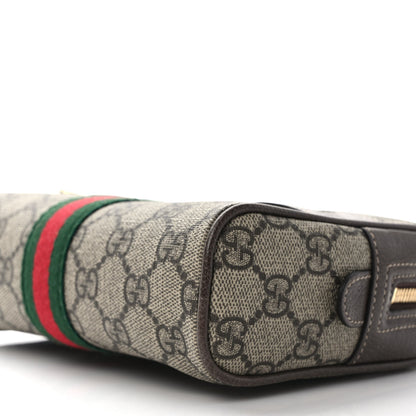 Gucci GG Supreme Monogram Web Small Ophidia Belt Bag 95 38 Dark Brown 9 of 12