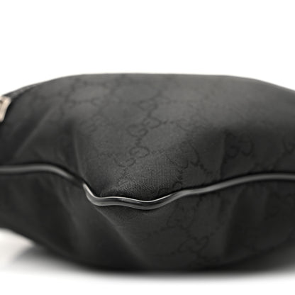 Gucci Nylon Monogram Mini Flat Messenger Bag Black 9 of 10