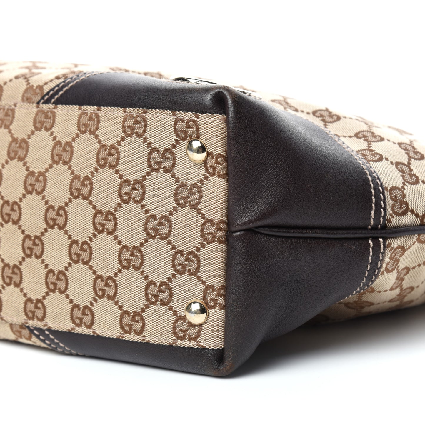 Monogram Large New Britt Tote Brown