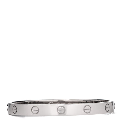 Cartier 18K White Gold LOVE Bracelet 16 1 of 5