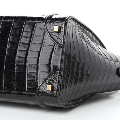 Celine Crocodile Mini Luggage Black 10 of 14