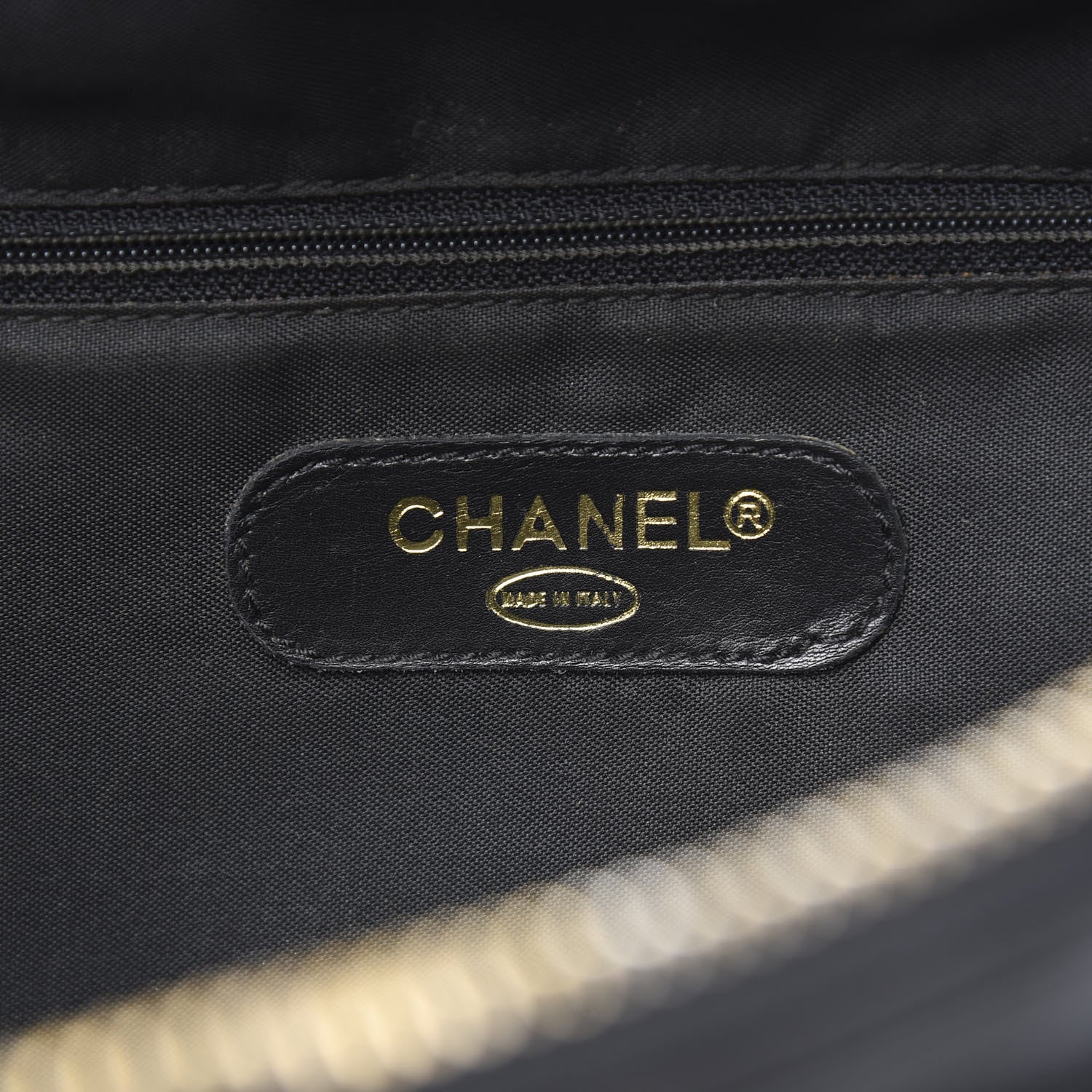 Chanel Lambskin Stitched Suitcase Travel Bag Black 7 of 16