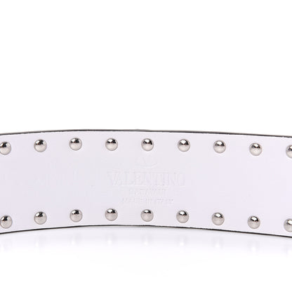 Valentino Garavani Lambskin Free Rockstud Spike Shoulder Strap Optic White 4 of 5