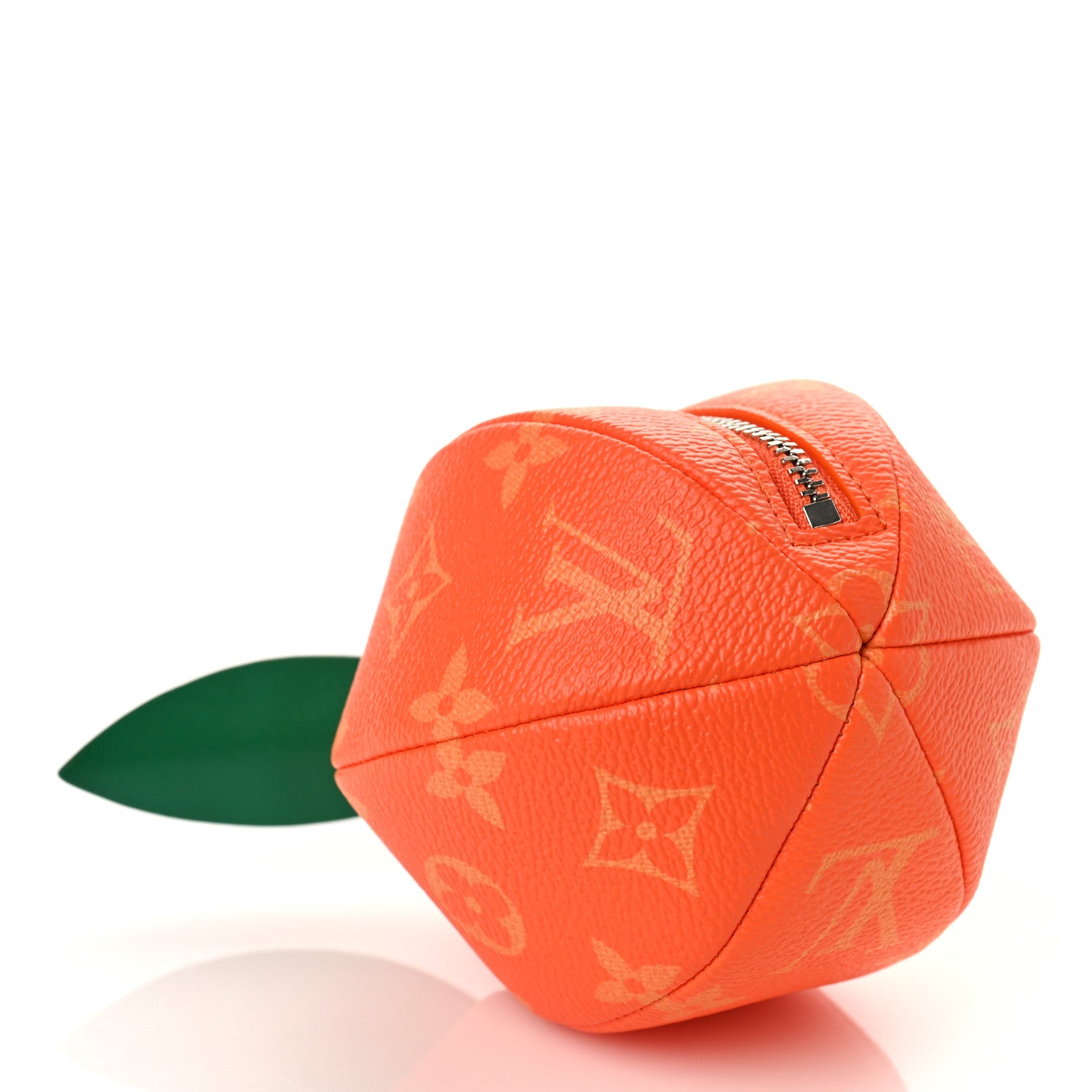 Louis Vuitton Monogram Orange Pouch Orange 4 of 8