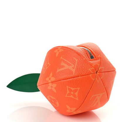 Louis Vuitton Monogram Orange Pouch Orange 4 of 8