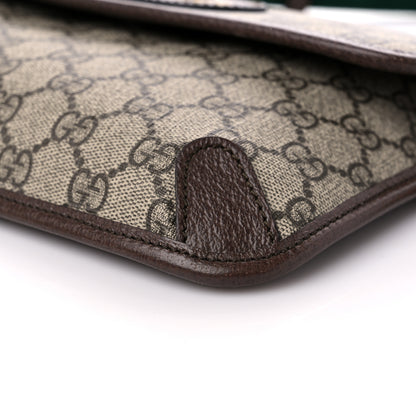 Gucci GG Supreme Monogram Neo Vintage Web Belt Bag Brown 8 of 9