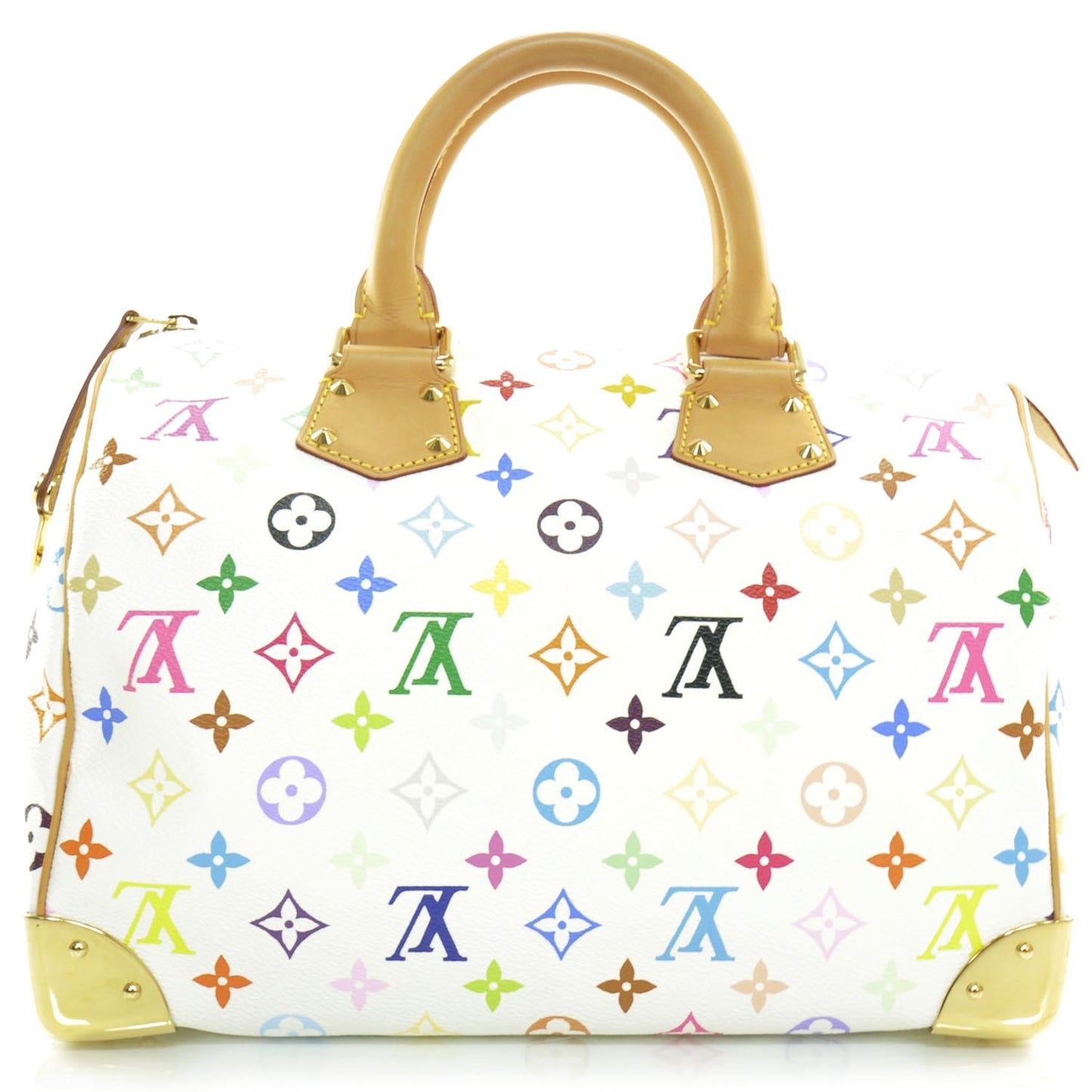 Monogram Multicolor Speedy 30 White