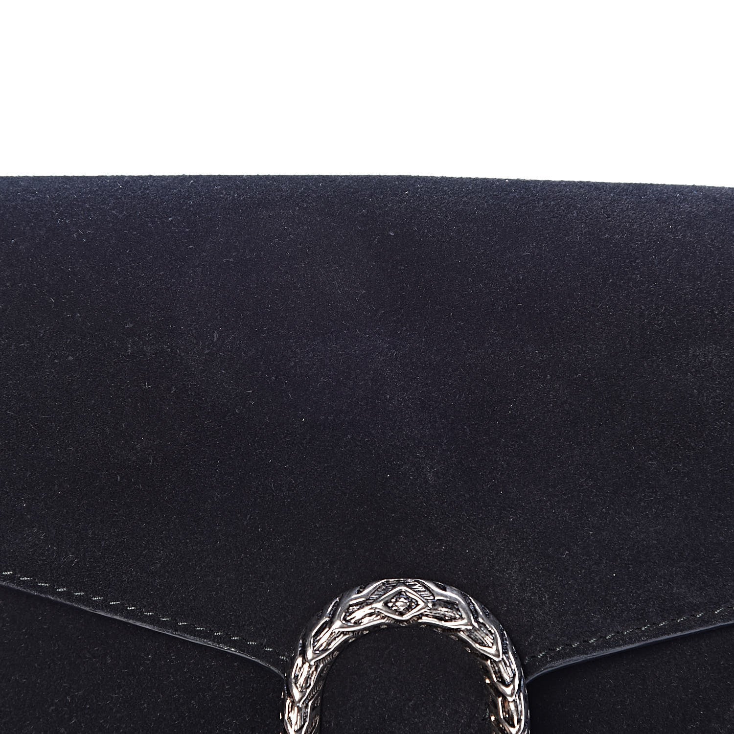 Gucci Suede Mini Dionysus Chain Wallet Black 14 of 14